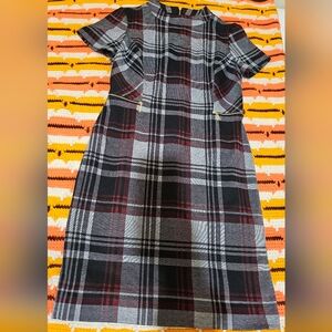 Tahari Plaid Dress Size 8